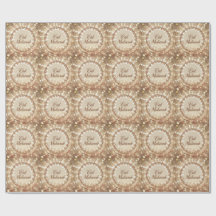 Papel de embrulho de presente Eid EID Mubarak Pape