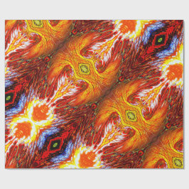 Papel de embrulho de presente laranja