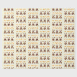 papel de embrulho de presente para bebês unisex pa