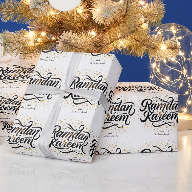 Papel de embrulho de presente Ramadan Kareem (Feriados)