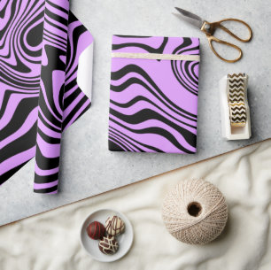 Papel de Embrulho de Presente Suas Cores Ondas Rox