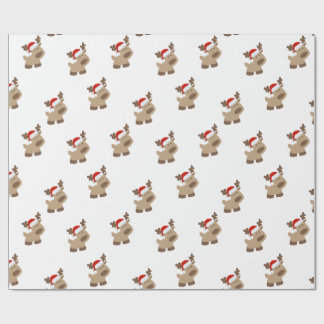 Papel de embrulho de rena