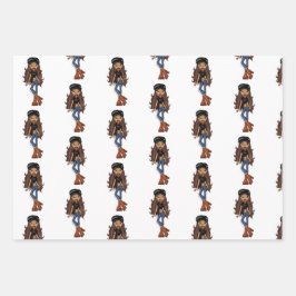 Papel de embrulho de roupa Sasha Bratz x Dolls Kil