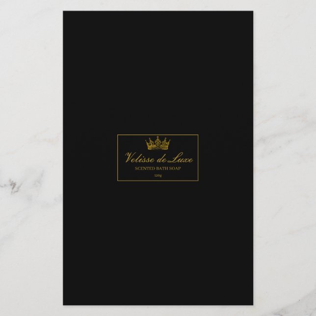 Papel de Embrulho de Sabonete Lux Vintage (Frente)
