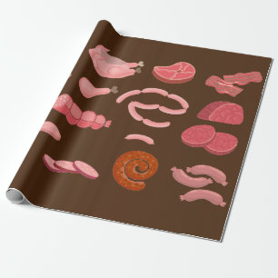 papel de embrulho de salsicha