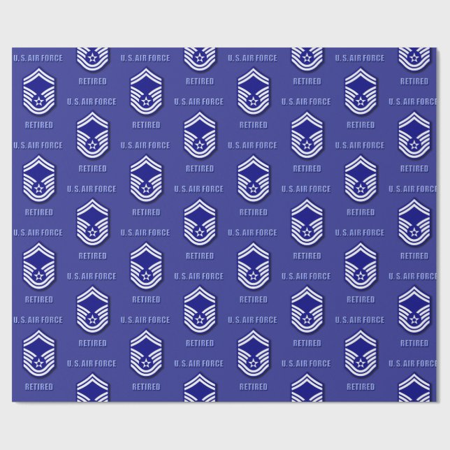 Papel de embrulho de Sargento-Mestre-Sênior da USA (Aberto)