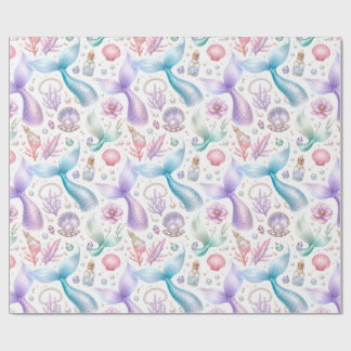 Papel de embrulho de sereia