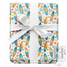 Papel de embrulho de surfe