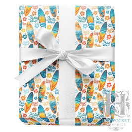 Papel de embrulho de surfe