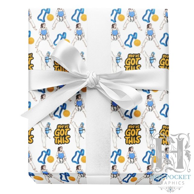 Papel de embrulho de Taekwondo (meninas) (Criador carregado)