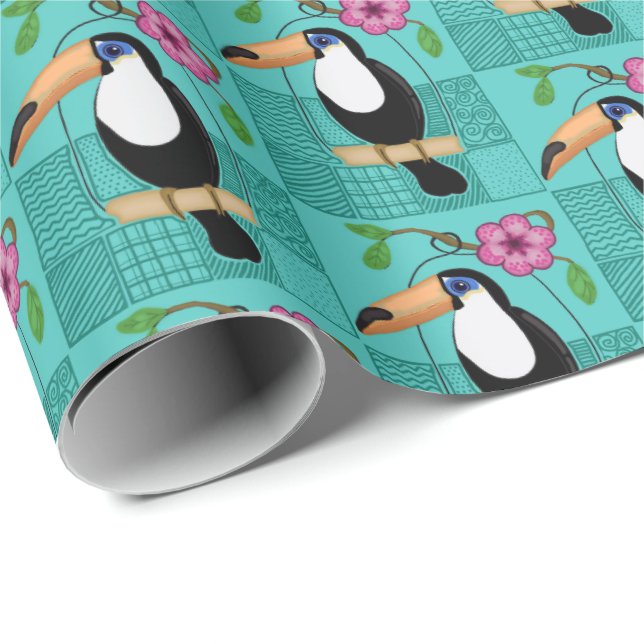 Papel de embrulho de Toucan (Ponta do rolo)