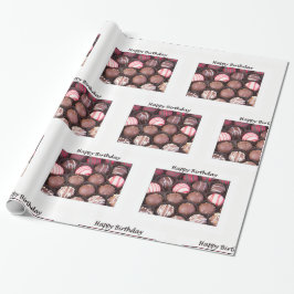 Papel de embrulho de Trufas de Chocolate de Aniver
