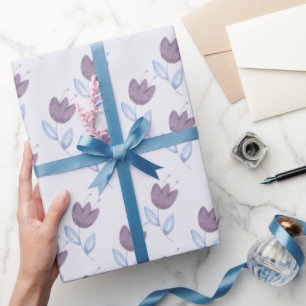 Papel de embrulho de tulipas