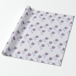 Papel de embrulho de tulipas