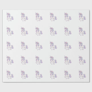 Papel de embrulho de unicórnio