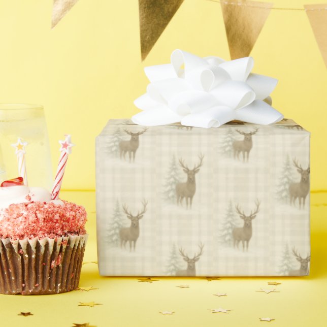Papel de embrulho de veado (Festa de aniversário)