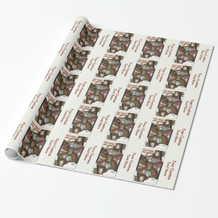 Papel de embrulho de Viagens vintage Las Vegas USA