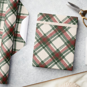 Papel de embrulho de Xadrez de Natal russo