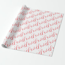 Papel de embrulho do amor