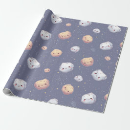 Papel de embrulho do Asteroide Feliz