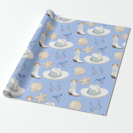 Papel de Embrulho do Bach Club Coastal Cowgirl