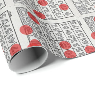 Papel de embrulho do Bingo