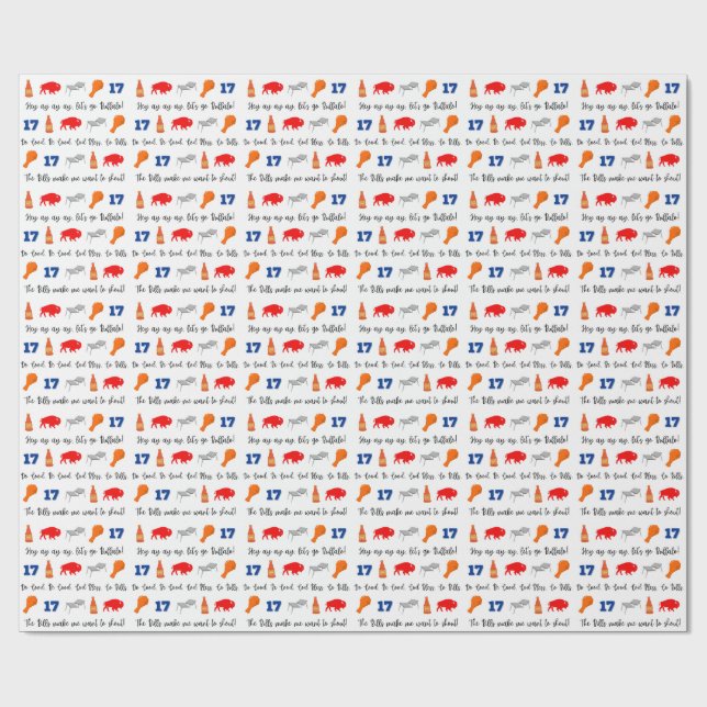 Papel de embrulho do Buffalo Bills (Aberto)
