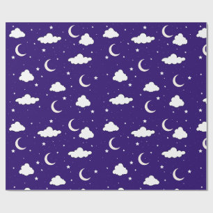Papel de embrulho do céu noturno