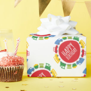 Papel de embrulho do costume do caminhão do ônib