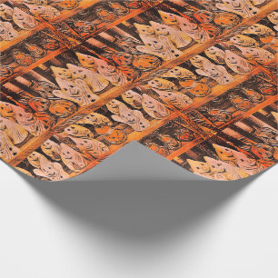 Papel de embrulho do Dia das Bruxas