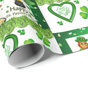 Papel de embrulho do Dia de São Patrício