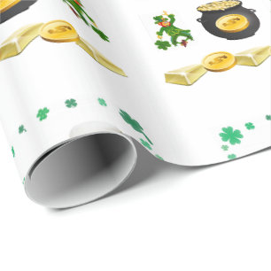 Papel de embrulho do Dia de São Patrício
