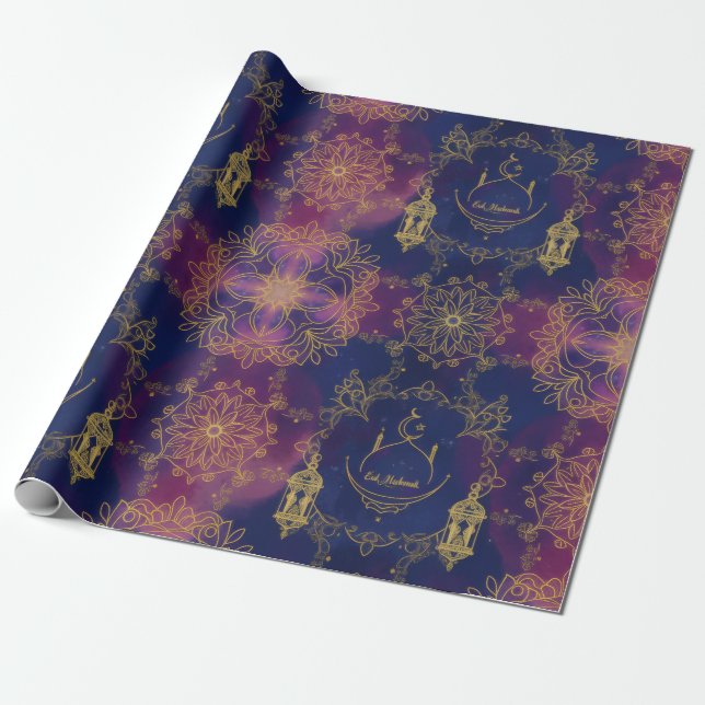 Papel de embrulho do Eid (Desenrolado)