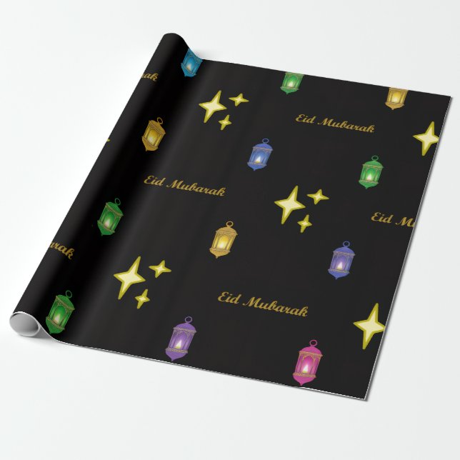 Papel de embrulho do Eid (Desenrolado)