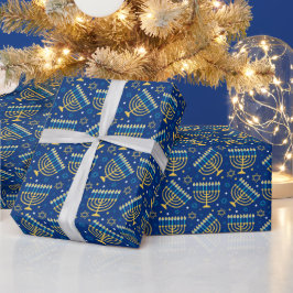 Papel de embrulho do Hanukkah
