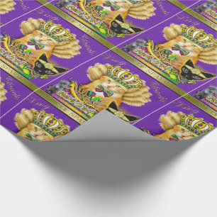 Papel de embrulho do Mardi Gras Claude