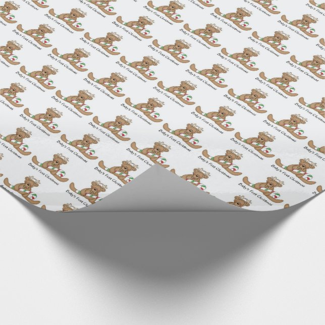 Papel de embrulho do Natal/Natal do bebê ø (Ponta)