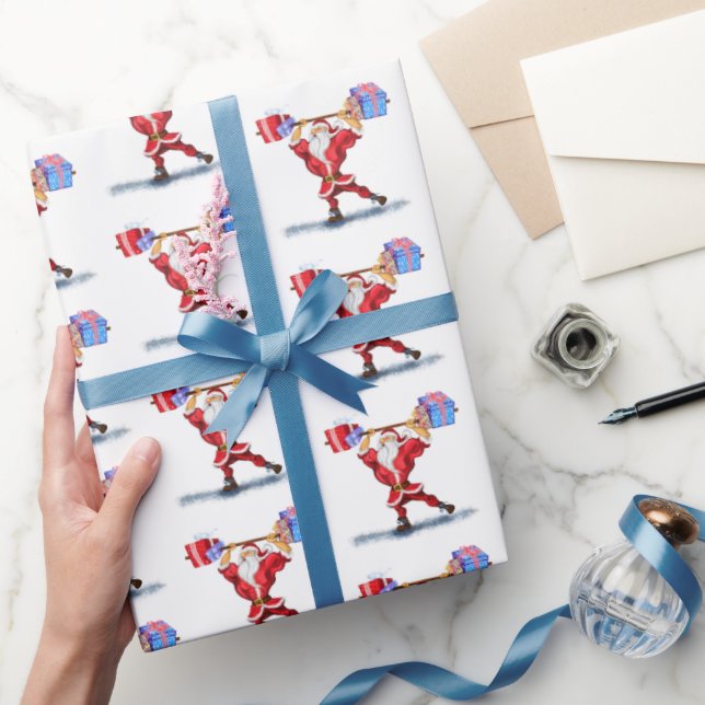 Papel de embrulho do Papai Noel (Presentear)