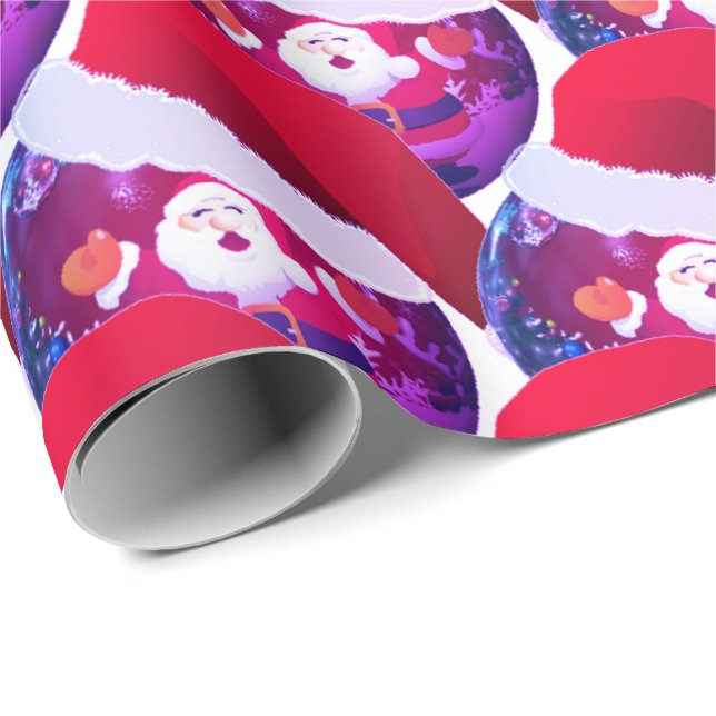Papel de embrulho do Papai Noel (Ponta do rolo)