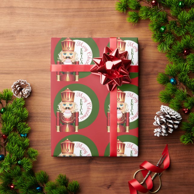 Papel de embrulho do Quebra-Nozes (Presente de Natal)