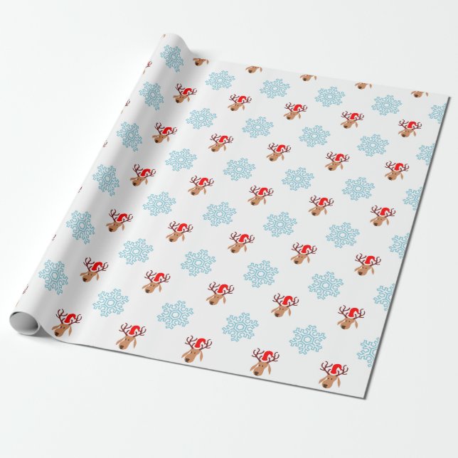 papel de embrulho do trenó do Papai Noel (Desenrolado)