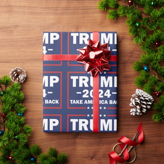 Papel de embrulho do Trump (Presente de Natal)