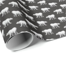 Papel de embrulho do urso polar do Bowdoin College