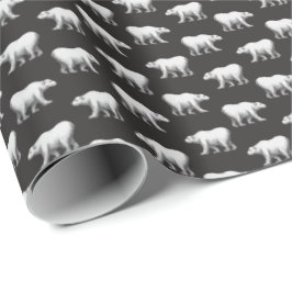 Papel de embrulho do urso polar do Bowdoin College