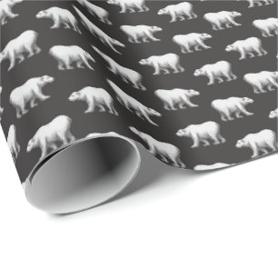 Papel de embrulho do urso polar do Bowdoin College
