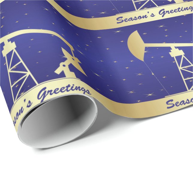 Papel de embrulho dos cumprimentos da estação de (Ponta do rolo)