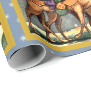Papel de embrulho dos Magi para os feriados