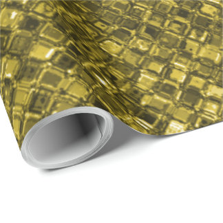 Papel de embrulho dourado folha
