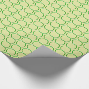 Papel de embrulho - elos de corrente - verde no