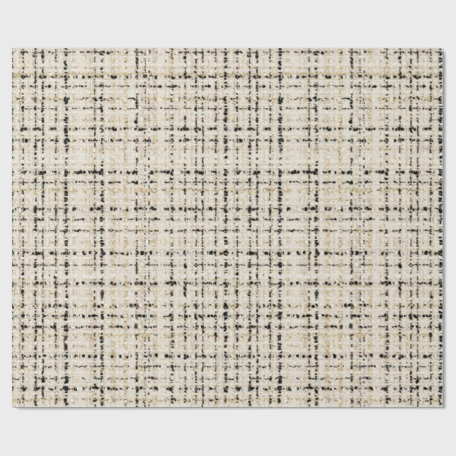 Papel de embrulho em tweed clássico (Aberto)